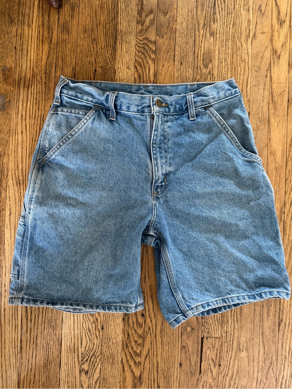 Carhartt Light Blue Denim Work Shorts size 32